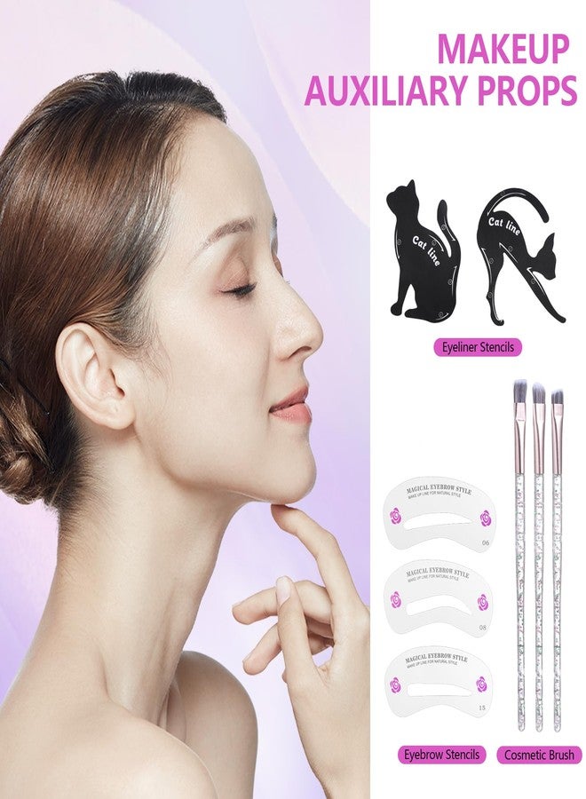 Moobirlet Makeup Kit Set For Teens, Make Up Gift For Women,Includes Eyeshadow Palette, Lip Gloss, Mascara, Eyeliner, Foundation, Concealer, Brushes Set (kit094) - Image 5